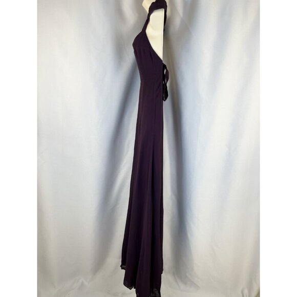 NWT Reformation Dylan Gown Blackberry Purple $328 - Picture 6 of 12